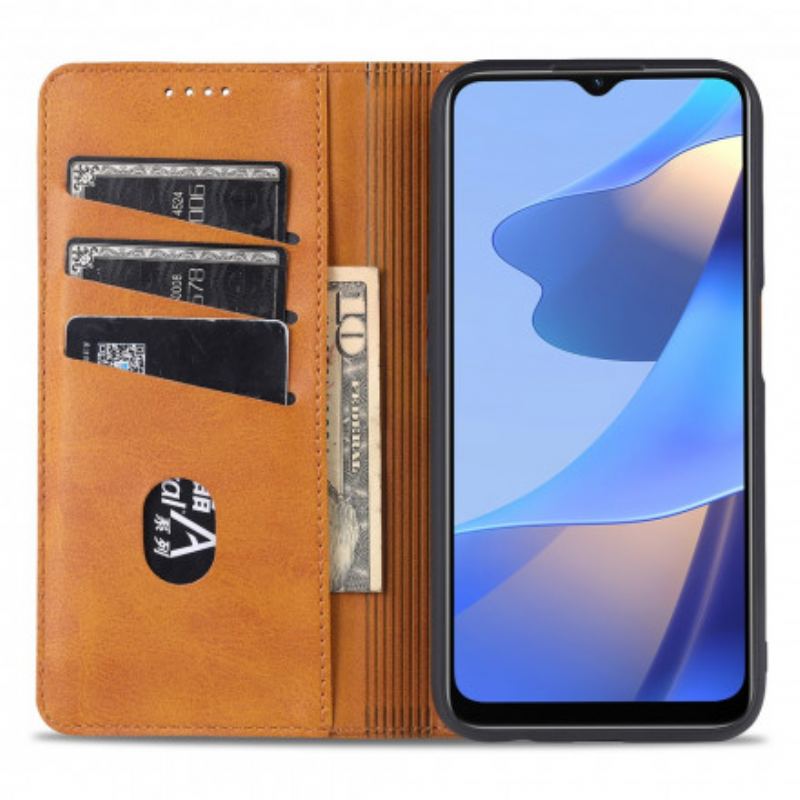 Cover Oppo A16 / A16s Flip Cover Azns Læderstyling