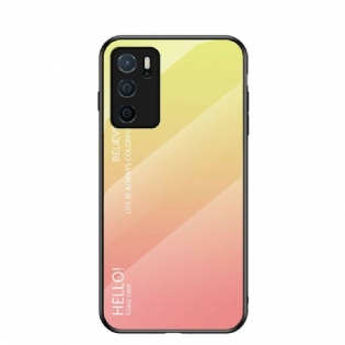 Cover Oppo A16 / A16s Hærdet Glas Hej