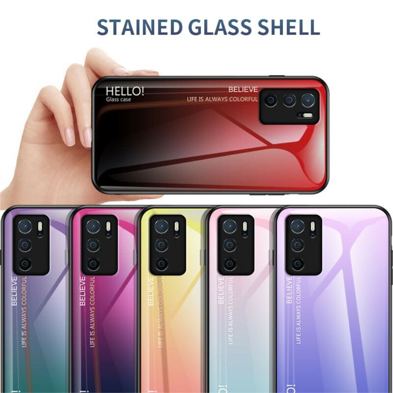 Cover Oppo A16 / A16s Hærdet Glas Hej