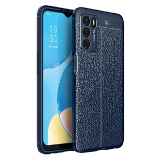 Cover Oppo A16 / A16s Lædereffekt Litchi Dobbelt Linje