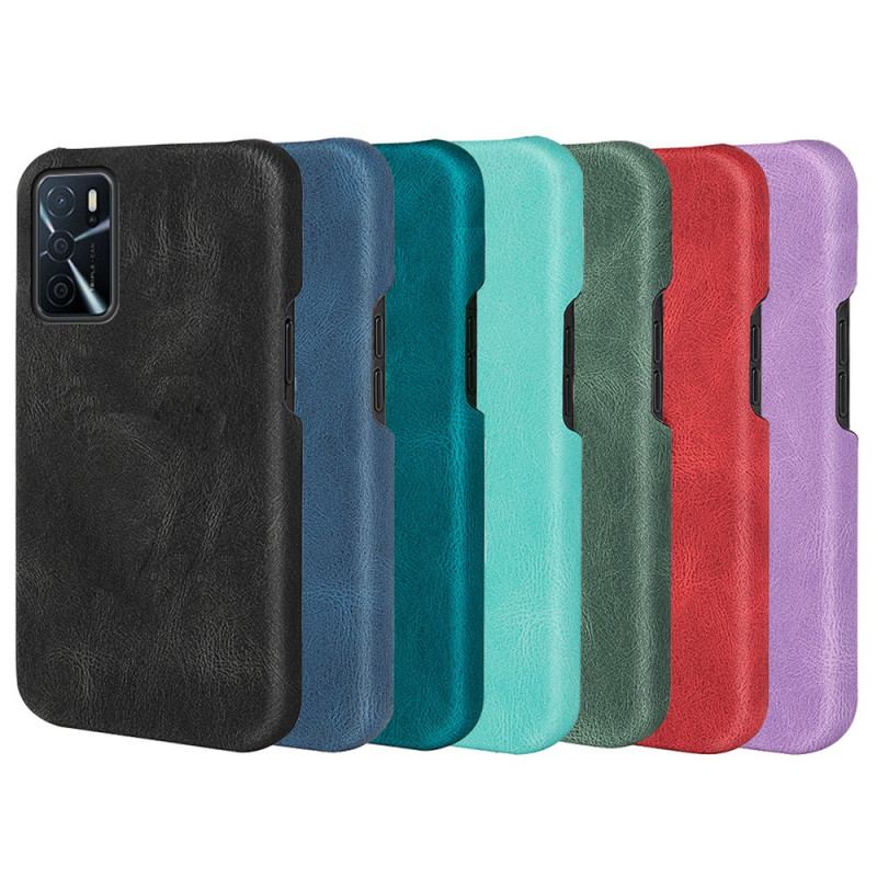 Cover Oppo A16 / A16s Nye Farver Elegance Lædereffekt