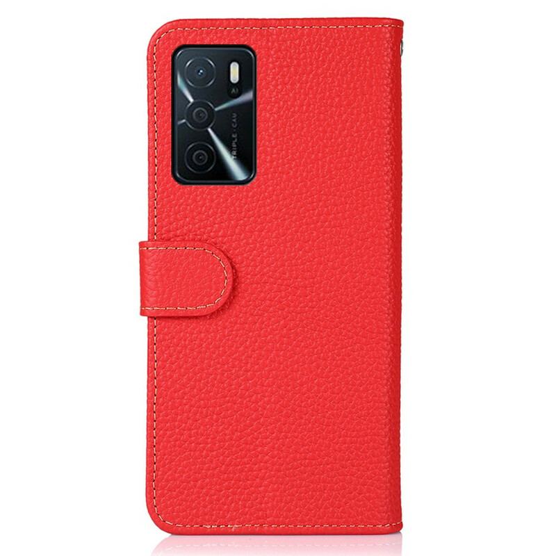 Flip Cover Oppo A16 / A16s Khazneh Litchi Læder