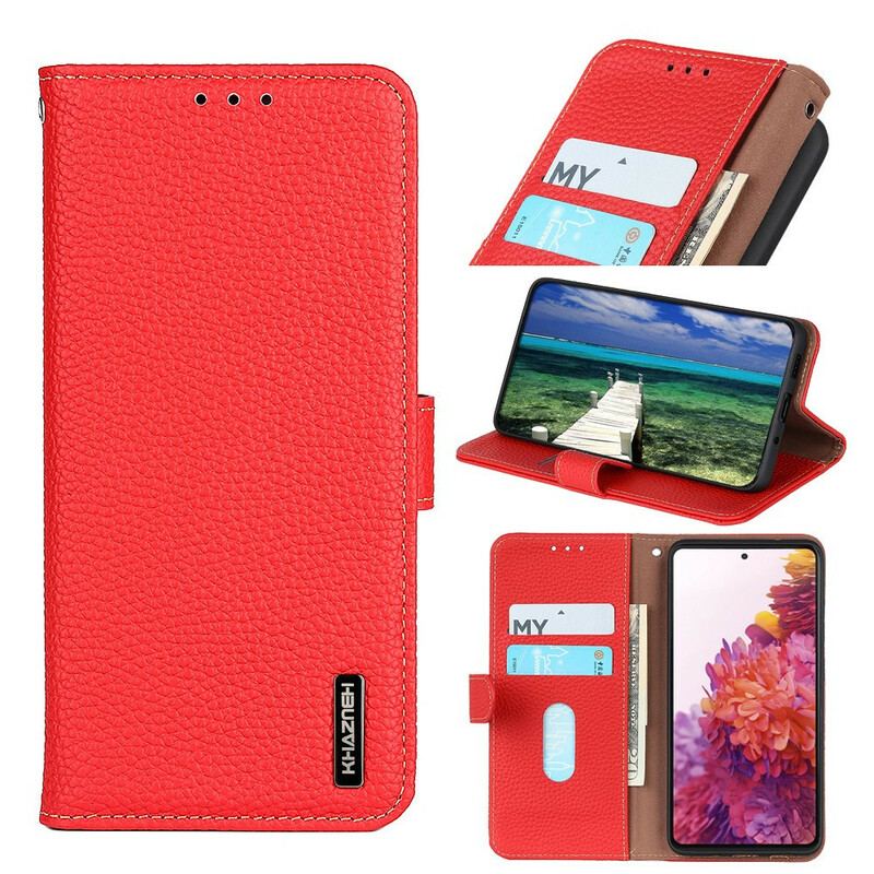 Flip Cover Oppo A16 / A16s Khazneh Litchi Læder