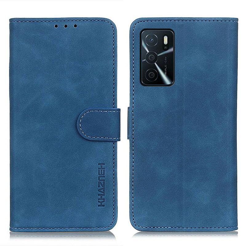 Flip Cover Oppo A16 / A16s Mat Vintage Lædereffekt Khazneh