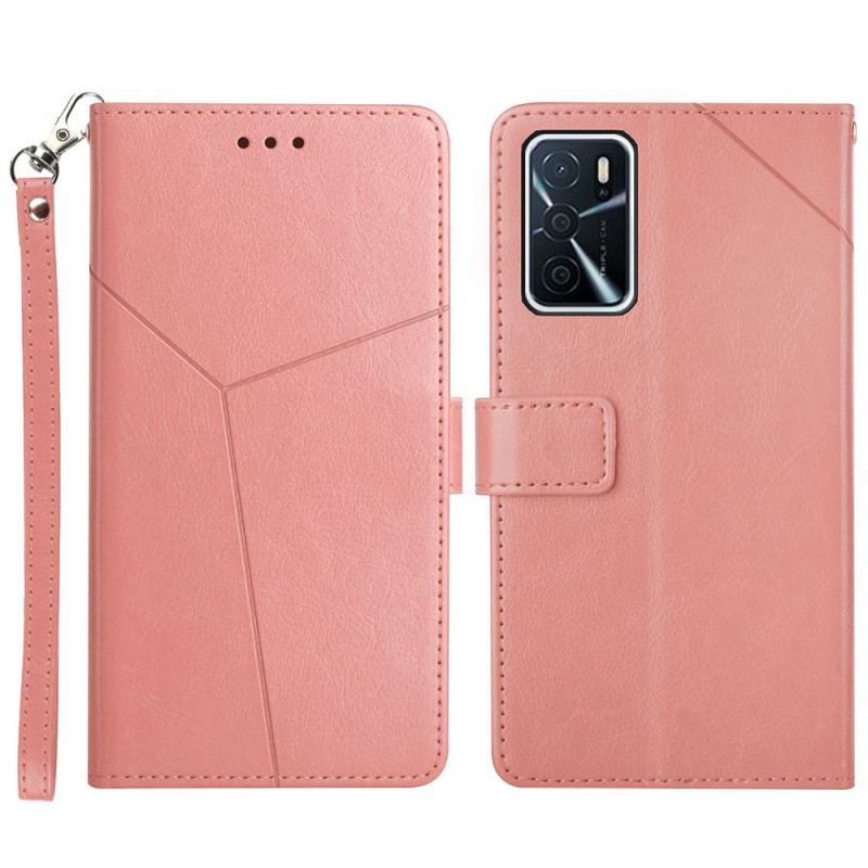 Flip Cover Oppo A16 / A16s Stil Læder Geo Y Design