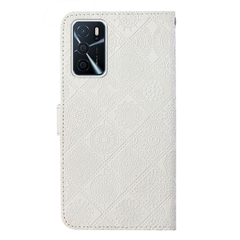 Flip Cover Oppo A16 / A16s Tapestry Mønster