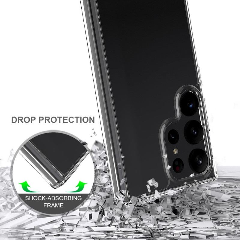 Cover Samsung Galaxy S23 Ultra 5G Gennemsigtig Anti-gulning