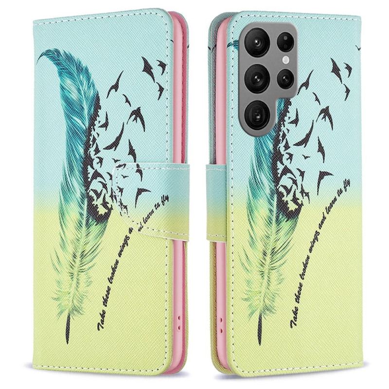 Flip Cover Samsung Galaxy S23 Ultra 5G Fjer