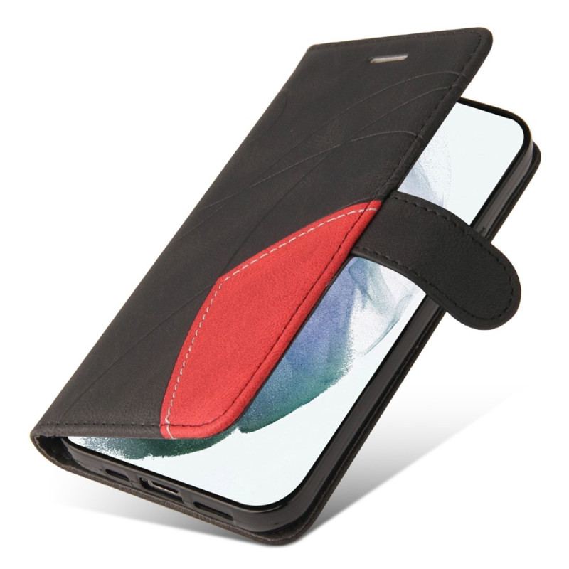 Flip Cover Samsung Galaxy S23 Ultra 5G Med Snor Tofarvet Rem