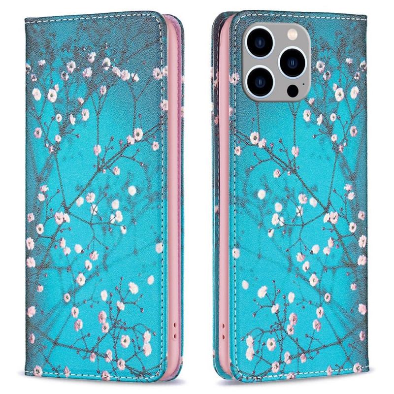 Cover iPhone 14 Pro Max Flip Cover Blomsterbilleder