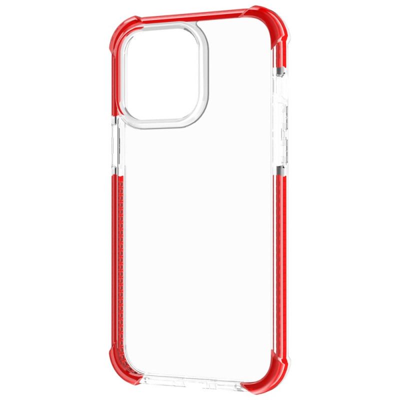 Cover iPhone 14 Pro Max Gennemsigtige Farvede Kanter