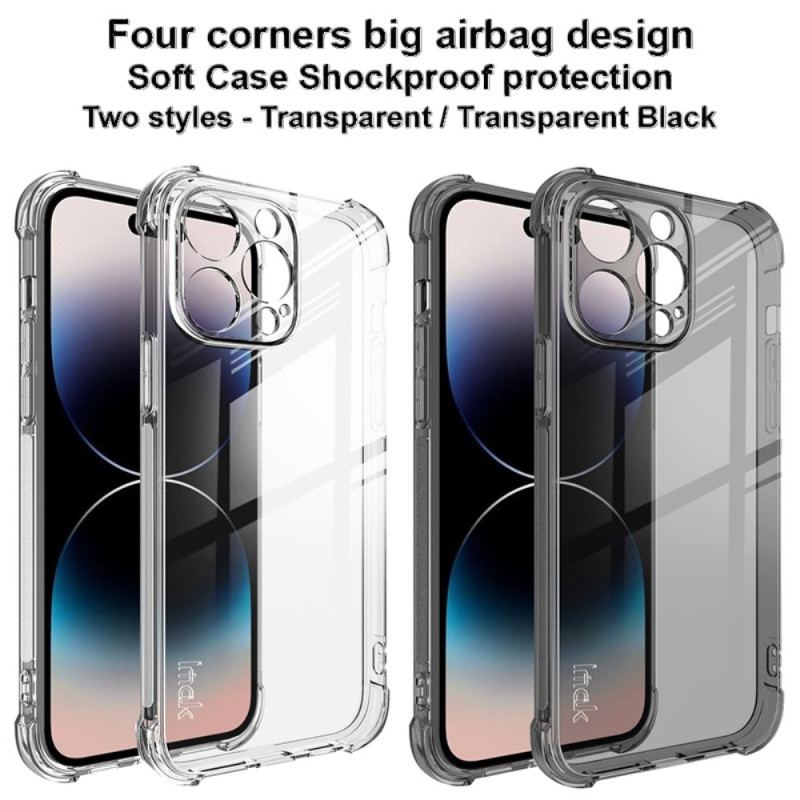 Cover iPhone 14 Pro Max Gennemsigtige Imak Airbag-hjørner