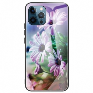 Cover iPhone 14 Pro Max Hærdet Glas Blomster
