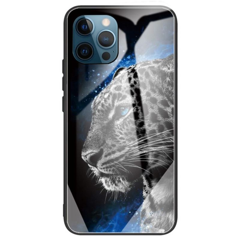 Cover iPhone 14 Pro Max Tiger Hærdet Glas