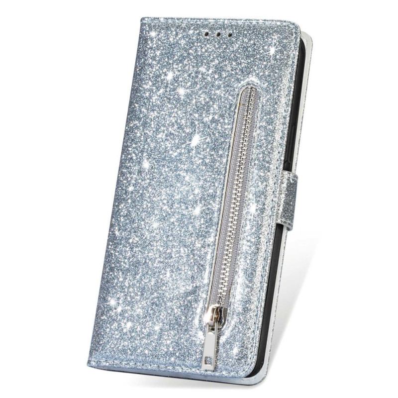 Flip Cover iPhone 14 Pro Max Punge Etui Glitter Tegnebog