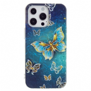 Cover iPhone 15 Pro Kostbare Sommerfugle