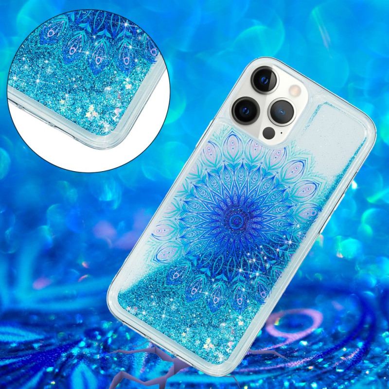 Cover iPhone 15 Pro Mandala Glitter