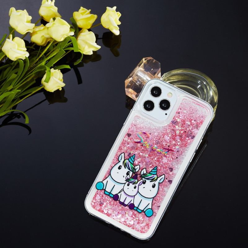 Cover iPhone 15 Pro Unicorn Glitter