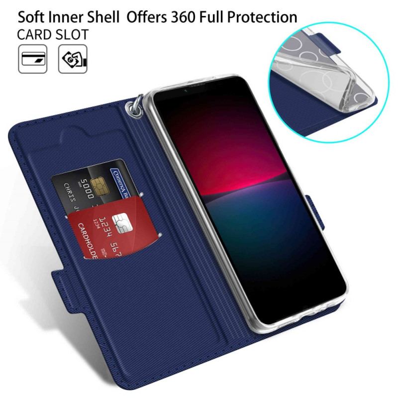 Cover Sony Xperia 10 IV Flip Cover Bicolor Baiyu