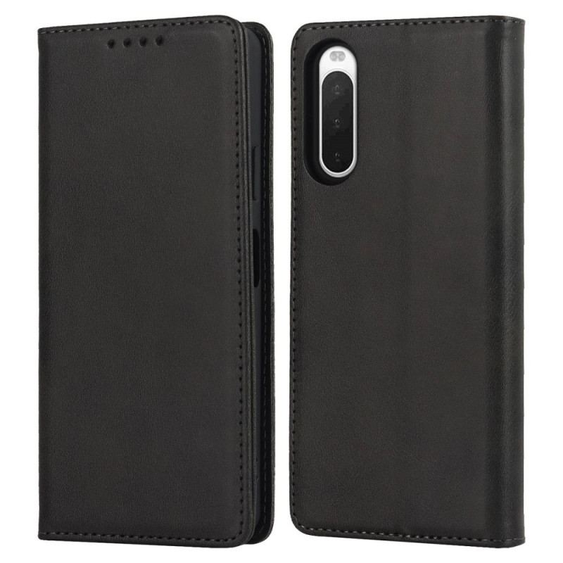 Cover Sony Xperia 10 IV Flip Cover Klassisk Design