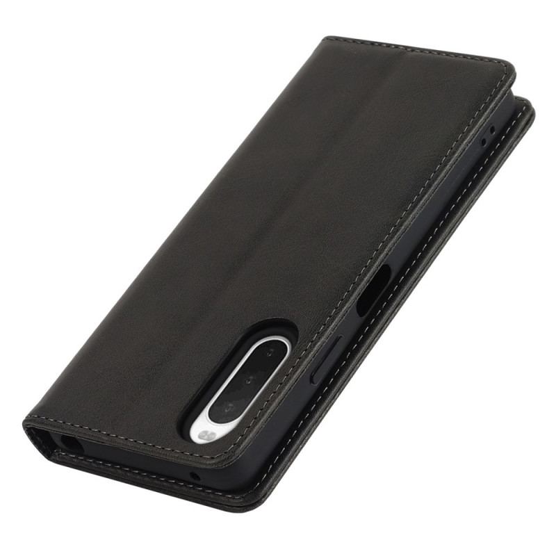 Cover Sony Xperia 10 IV Flip Cover Klassisk Design