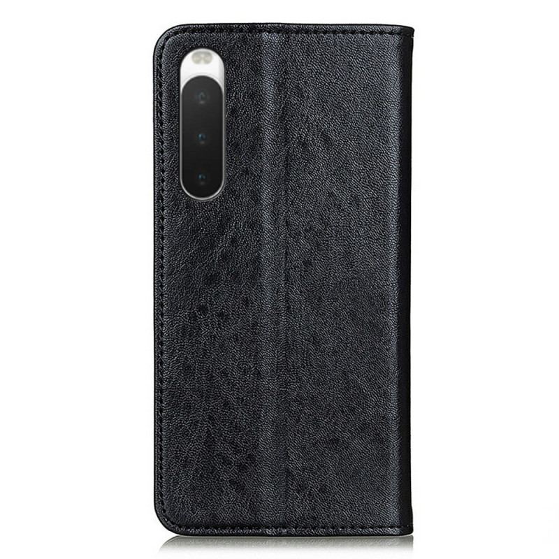 Cover Sony Xperia 10 IV Flip Cover Tekstureret