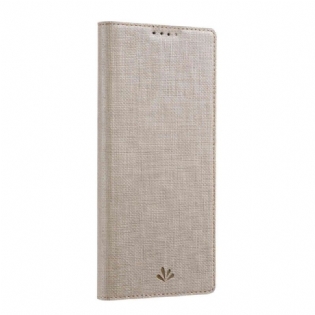 Cover Sony Xperia 10 IV Flip Cover Vili Stoftekstur