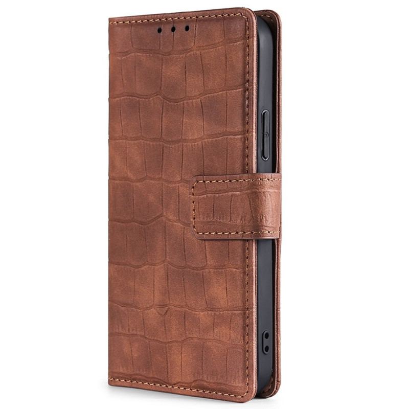 Flip Cover Sony Xperia 10 IV Krokodillehudstil