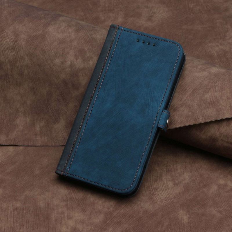 Flip Cover Sony Xperia 10 IV Tofarvet Med Rem