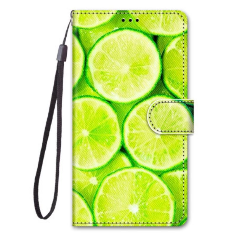 Læder Cover Sony Xperia 10 IV Limefrugter