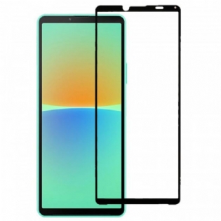 Sony Xperia 10 Iv Black Edge Hærdet Glas Skærmbeskytter