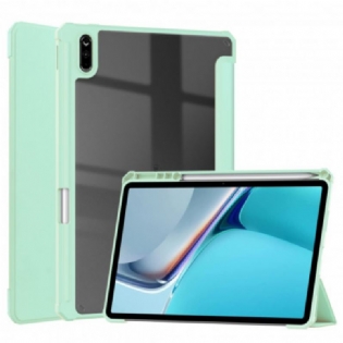 Cover Huawei MatePad 11 (2021) Kunstlæder Og Gennemsigtig Ryg