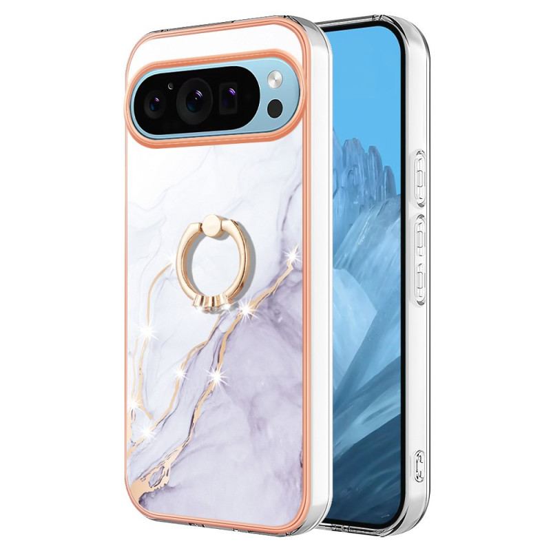 Cover Google Pixel 9 Pro Marmor Style Support Ring