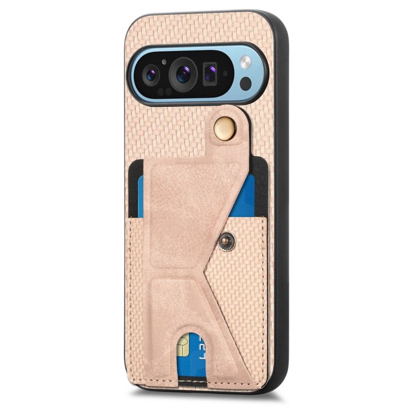 Cover Google Pixel 9 Pro Telefon Etui Kulfiberkortholder