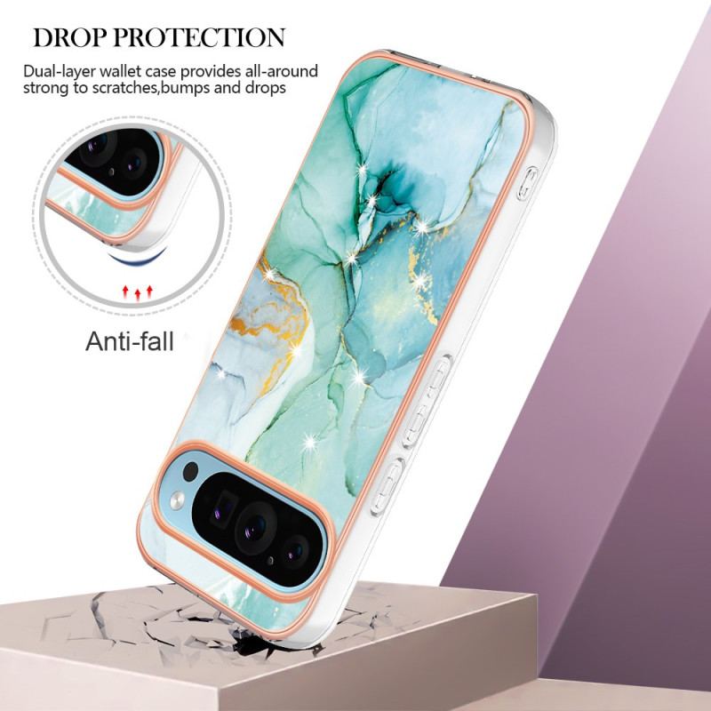 Cover Google Pixel 9 Pro Telefon Etui Marmor