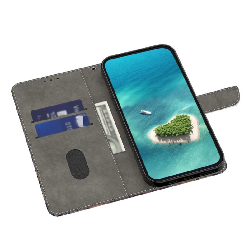 Flip Cover Google Pixel 9 Pro Hjertetryk