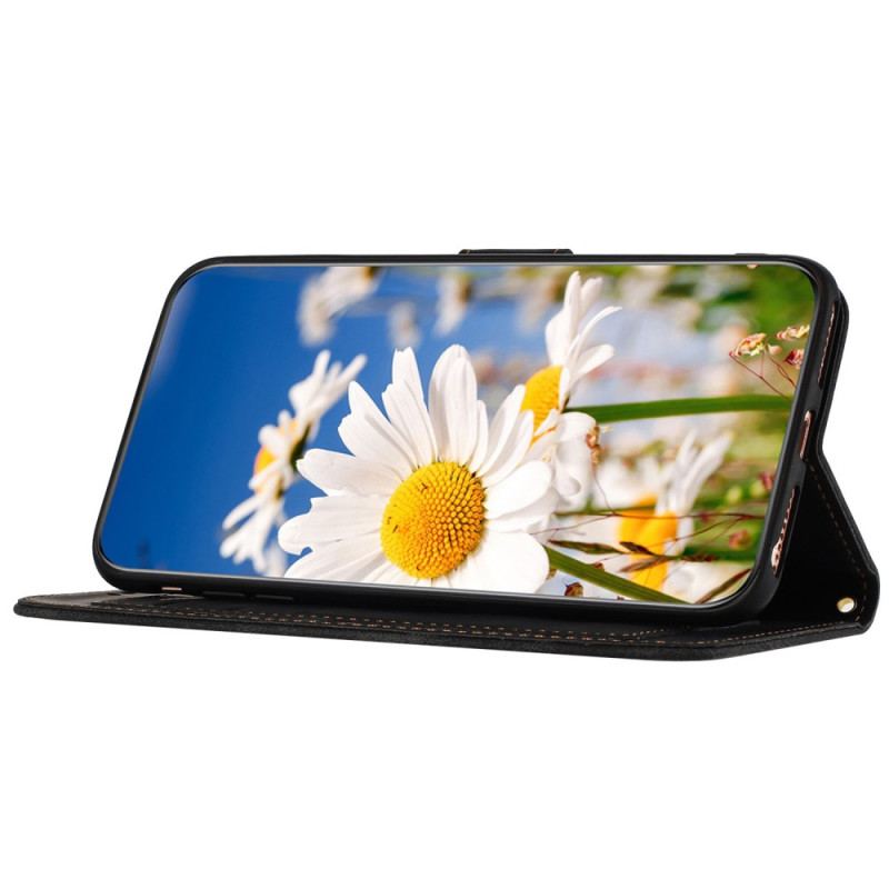 Læder Cover Google Pixel 9 Pro Telefon Etui Blomsterrem