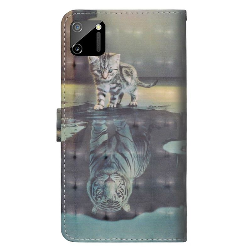 Læder Cover Realme C11 Ernest The Tiger