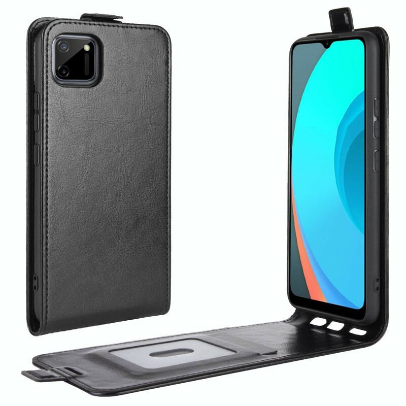 Læder Cover Realme C11 Flip Cover Lodret Klap