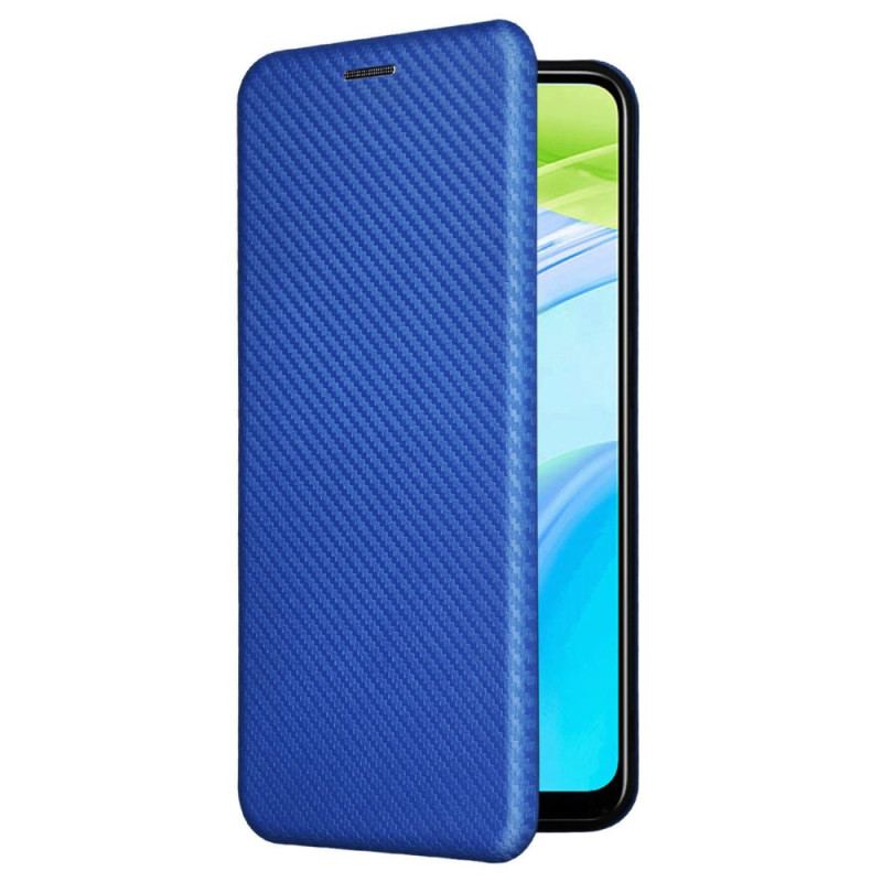 Cover Realme C30 Flip Cover Carbon Fiber Ring-support