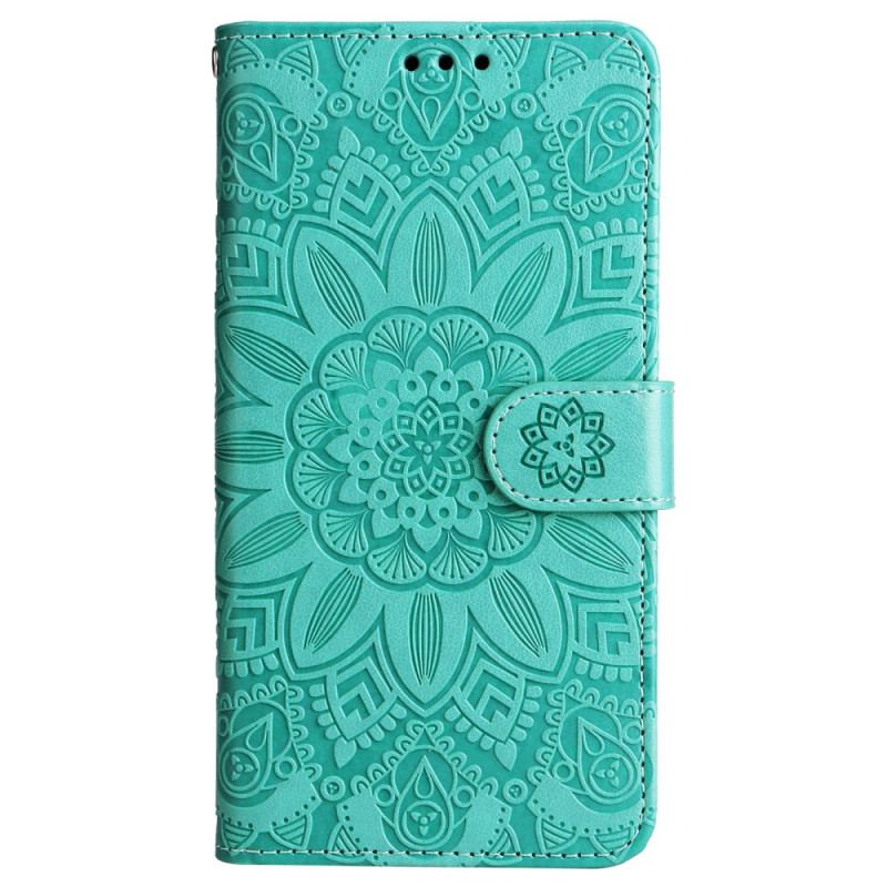 Flip Cover Samsung Galaxy M55 5g Mandala Med Snor