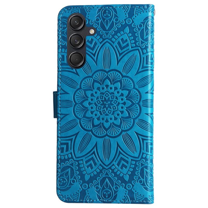 Flip Cover Samsung Galaxy M55 5g Mandala Med Snor