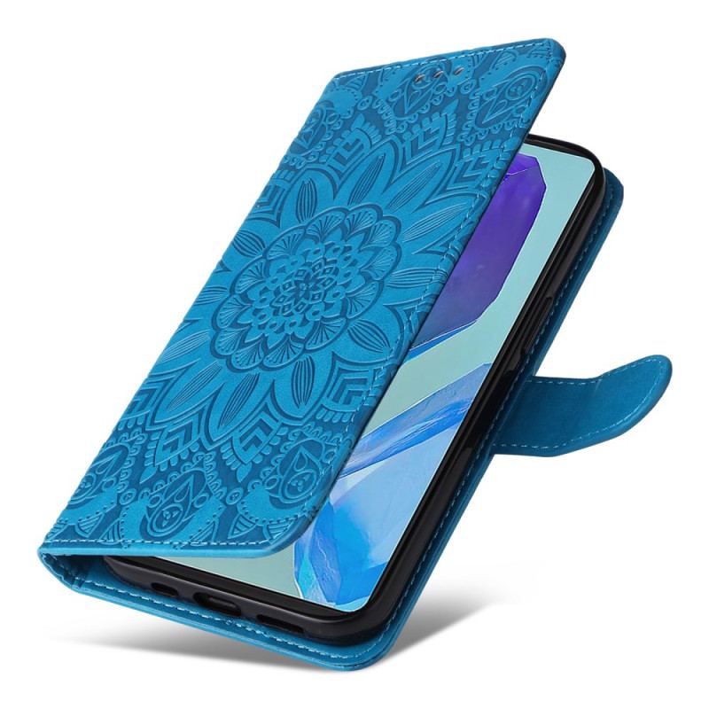 Flip Cover Samsung Galaxy M55 5g Mandala Med Snor