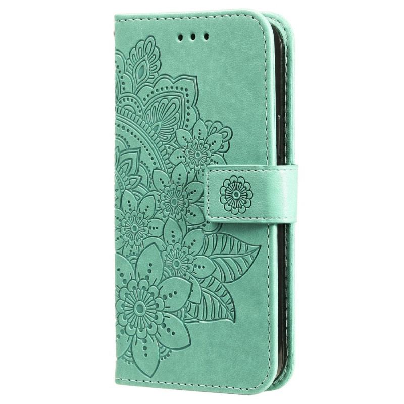 Flip Cover Samsung Galaxy M55 5g Mandala Print Med Rem