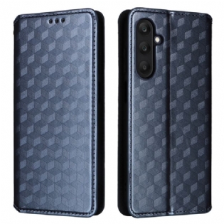 Flip Cover Til Samsung Galaxy M55 5g Diamantmønster