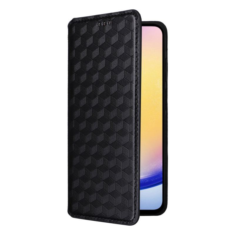 Flip Cover Til Samsung Galaxy M55 5g Diamantmønster