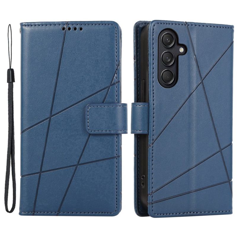 Læder Cover Samsung Galaxy M55 5g Telefon Etui Stropliner