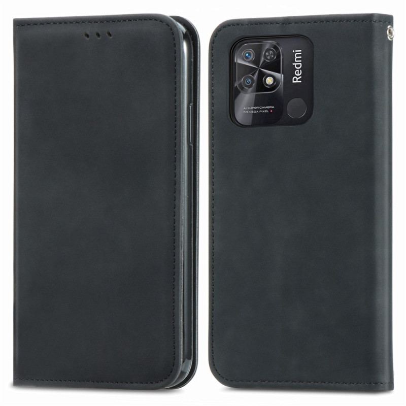 Cover Xiaomi Redmi 10C Flip Cover Vintage Serie