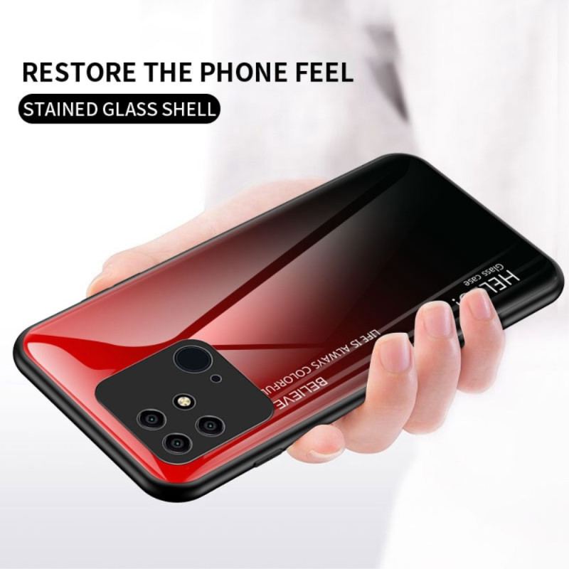 Cover Xiaomi Redmi 10C Hærdet Glas Hej