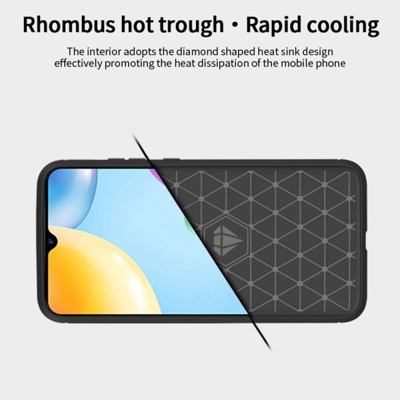 Cover Xiaomi Redmi 10C Mofi Børstet Kulfiber